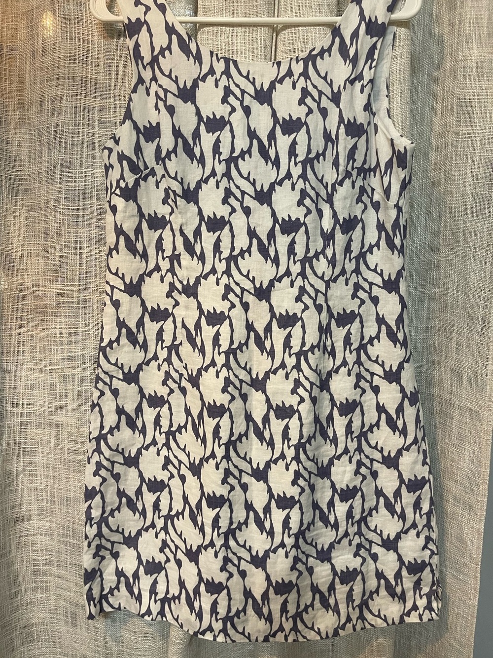 HI&T Designs Pink-Trimmed White Dress with Gold Zipper